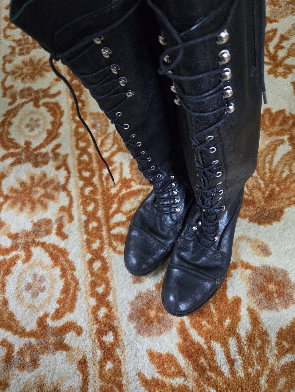 Charles David Leather Knee High Boots 8.5 - Picture 3 of 7